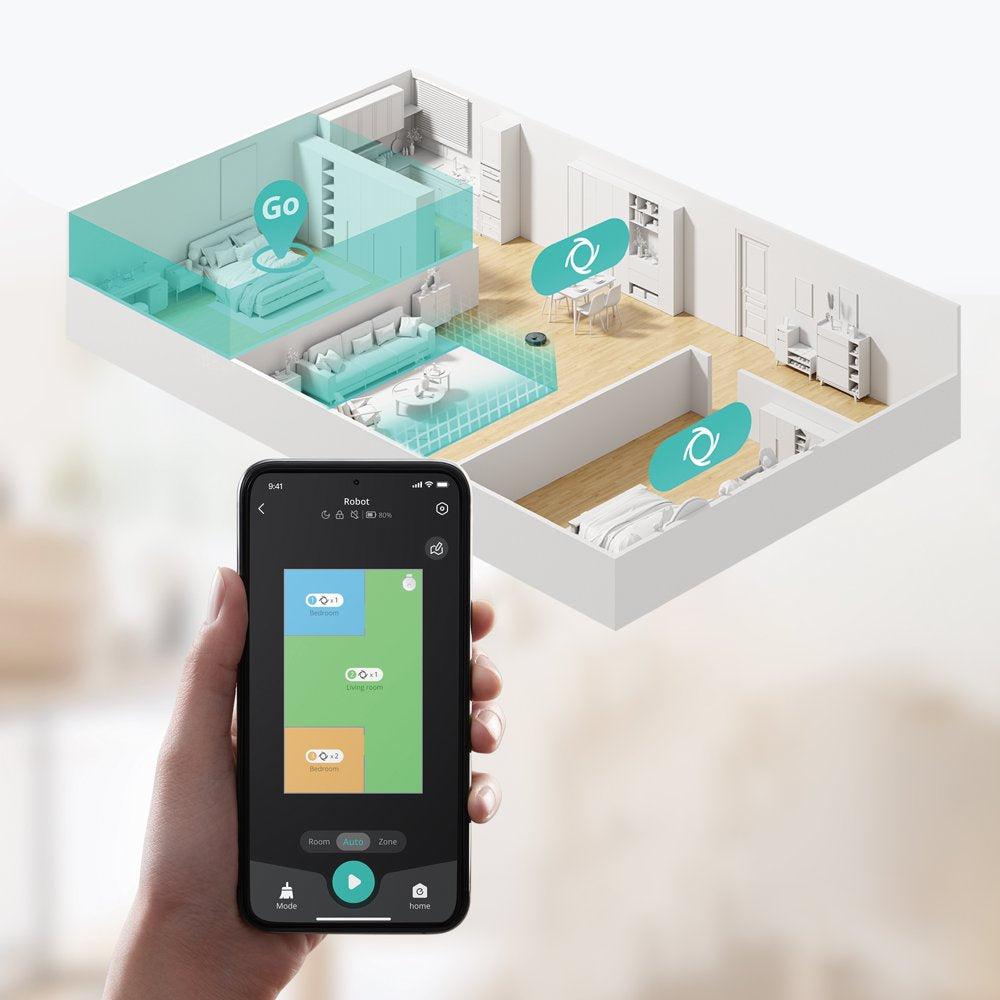 eufy Clean L50 SES with 60 Day Self-Empty Station, Multi-floor Cleaning, Customizable Mapping, T2275Z11, New