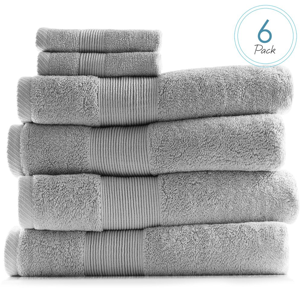  Bath Towel Collection, 100% Cotton Luxury Set of 12 Multipurpose Wash Cloths - Cream