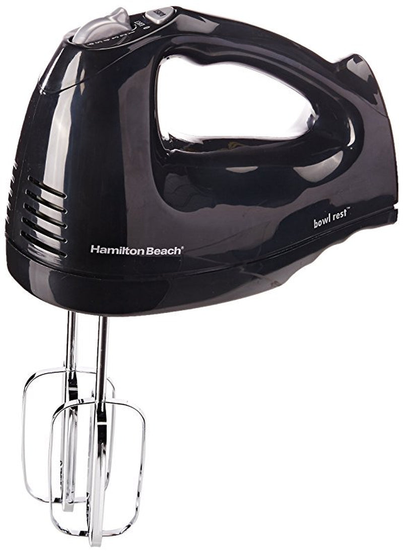 Hamilton Beach 6-Speed Hand Mixer with Snap-On Case, Black, Model 62683