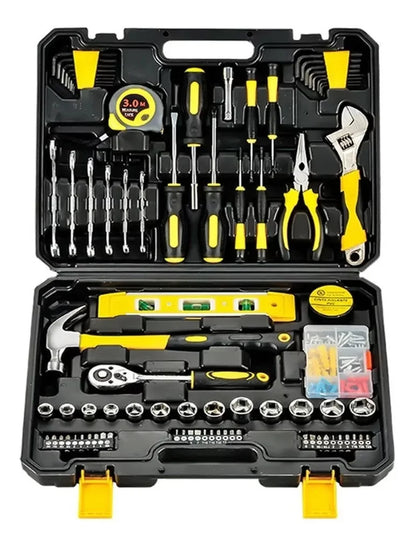 108-Piece Hand Tool Set, General Household Tool Kit, for Home Repair and DIY