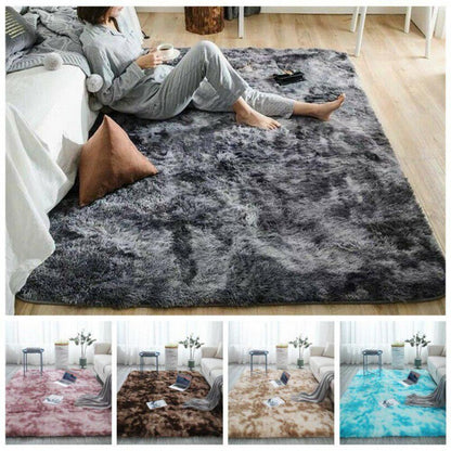  Long Plush Area Rug Ultra Soft Fluffy Washable Non-Slip Decorative Floor Mat for Living Room Bedroom Playing Room