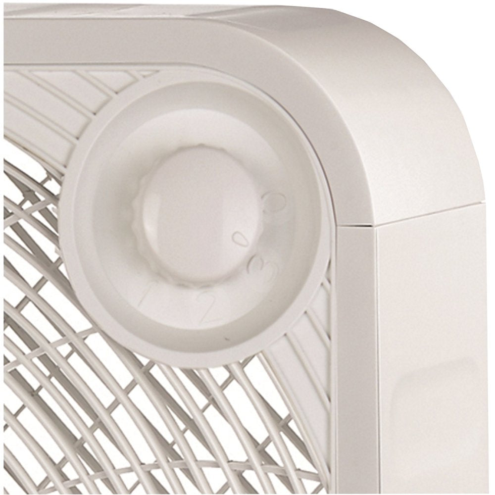 Brentwood Kool Zone 3-Speed 20" Box Fan, White