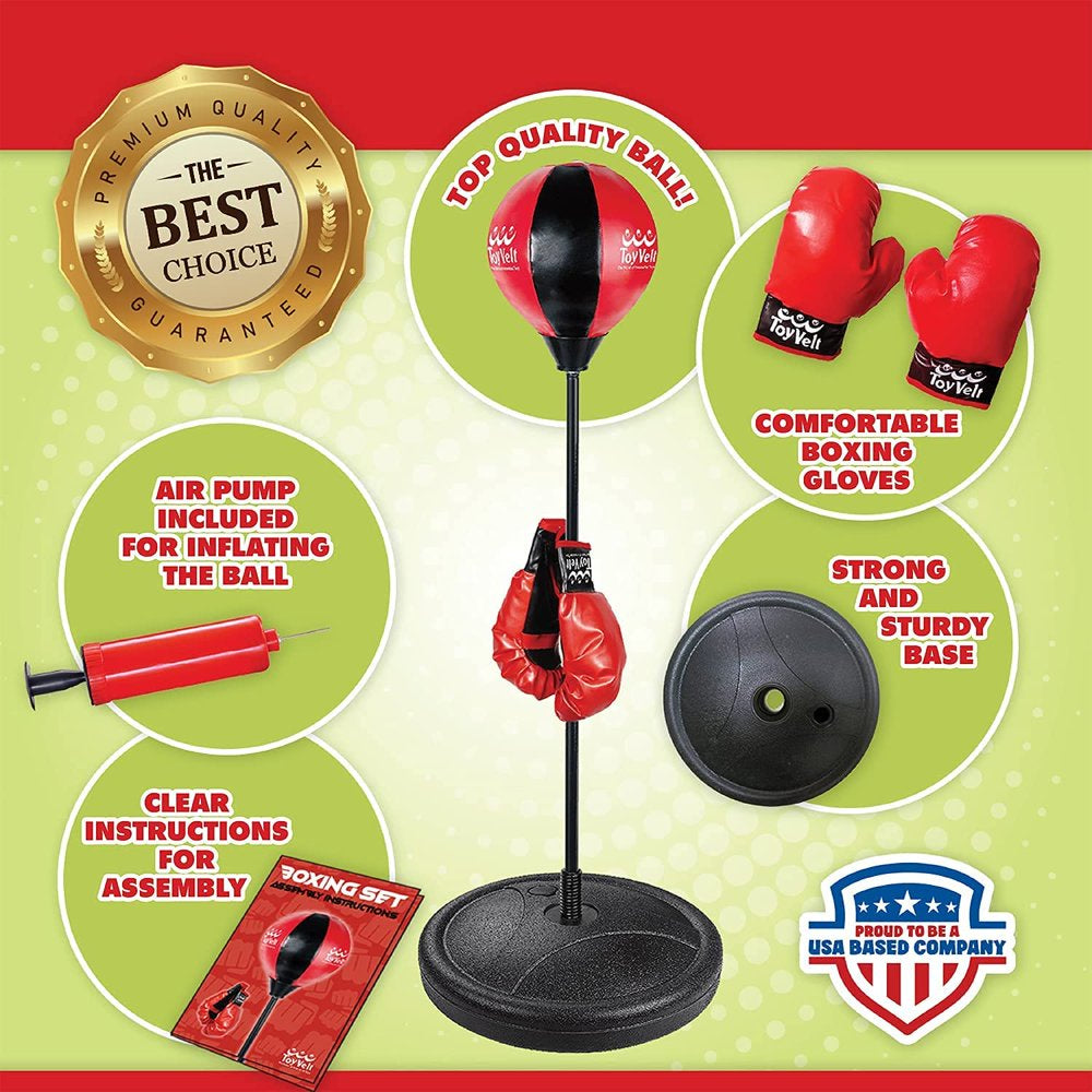 ToyVelt Punching Bag Boxing Set for Kids