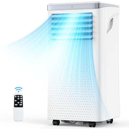 JOY PEBBLE Portable Air Conditioner, Automatic Defrosting & Self-Evaporating, Cools 300Sq.Ft