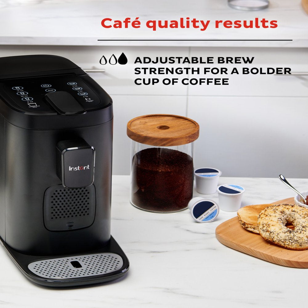 Instant Dual Pod Plus 2-in-1 Coffee Maker and Espresso Maker with Reusable Ground Coffee Pod