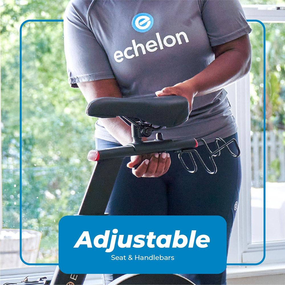 Echelon Smart Fitness Bike - 30-Day Free Membership - Compact Design - Cushioned Seat - 32 Resistance Levels - Top Instructors - Bluetooth