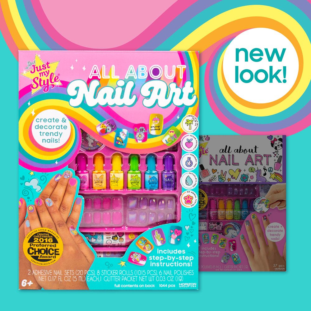 Just My Style® All About Nail Art, Boys and Girls, Child, Ages 6+