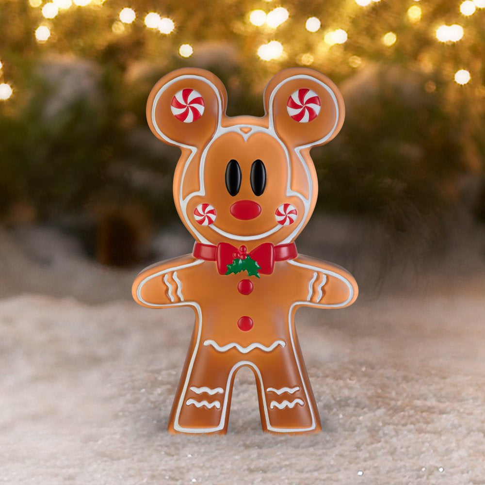 24 inch LED Lighted Gingerbread Mickey Mouse Blow Mold Outdoor Christmas Décor Disney