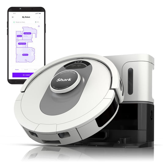 Shark AI Ultra Self-Empty Robot Vacuum, Bagless 60-Day Capacity Base, Precision Home Mapping, Perfect for Pet Hair, Wi-Fi, AV2511AE