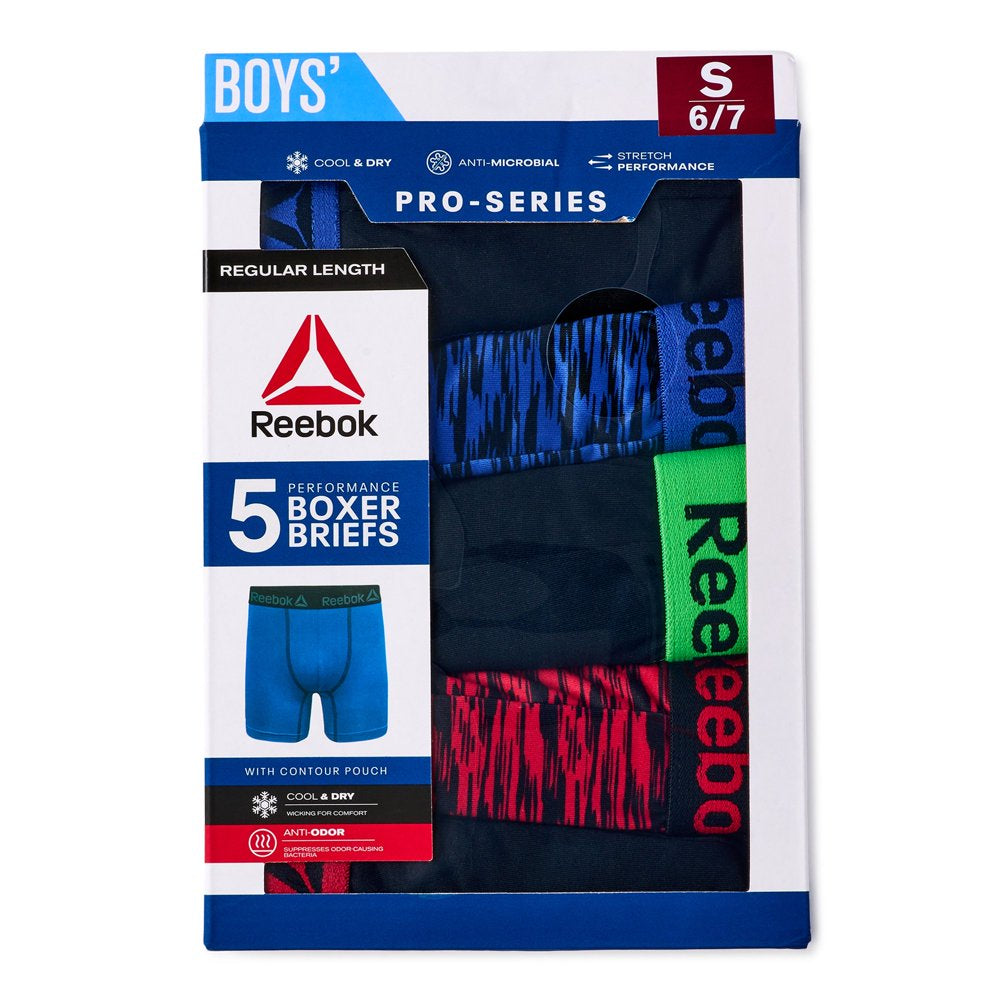 Reebok Boys Performance Boxer Briefs