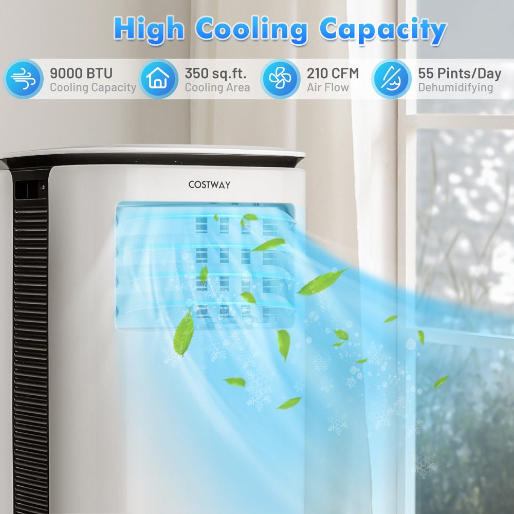  6500 BTU (9000 BTU ASHRAE) Air Cooler 3 in 1 Portable Air Conditioner W/Fan & Dehumidifier