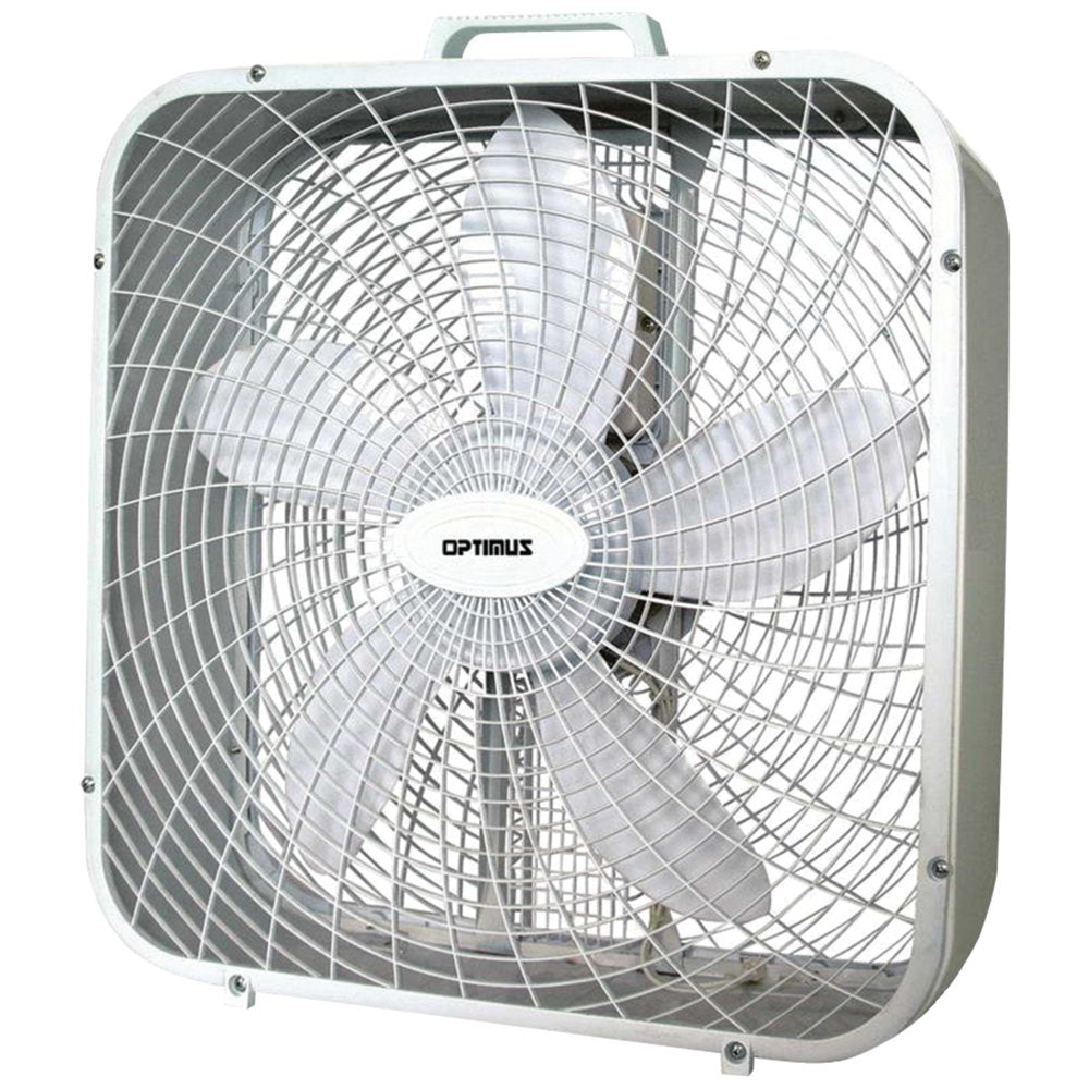 Optimus 20 Inch Box Fan - White