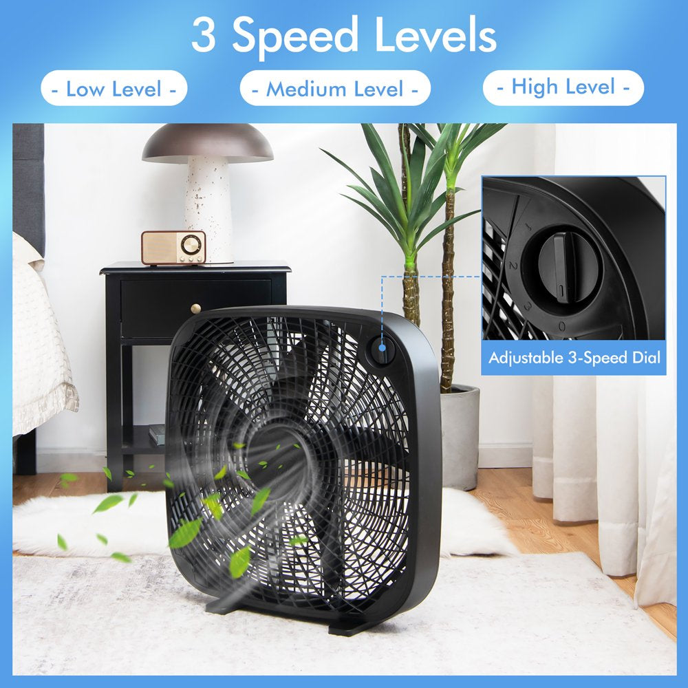 Costway 20'' Black Box Fan