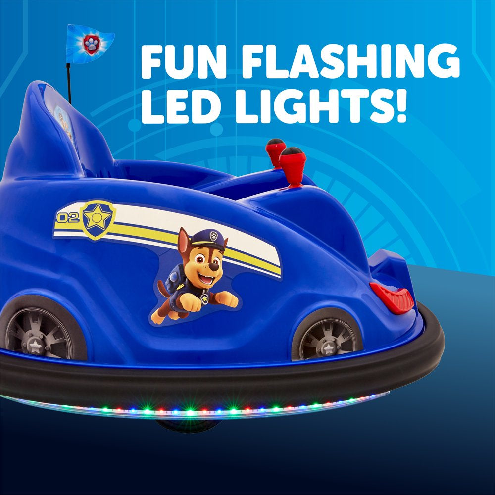 PAW Patrol 6V Bumper Car, Battery Powered, Electric Ride on for Children by Flybar, Includes Charger