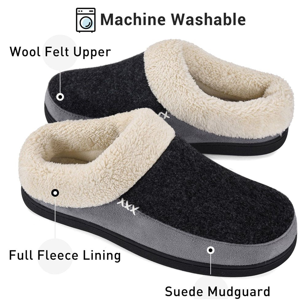 VONMAY Men's Slippers Comfort Slip On Indoor Outdoor House Shoes