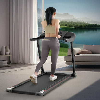 Treadmill with Folding Electric Treadmill Bluetooth Voice Control Exercise Treadmill for Home Office Speed Range of 0.5-7.5 mph