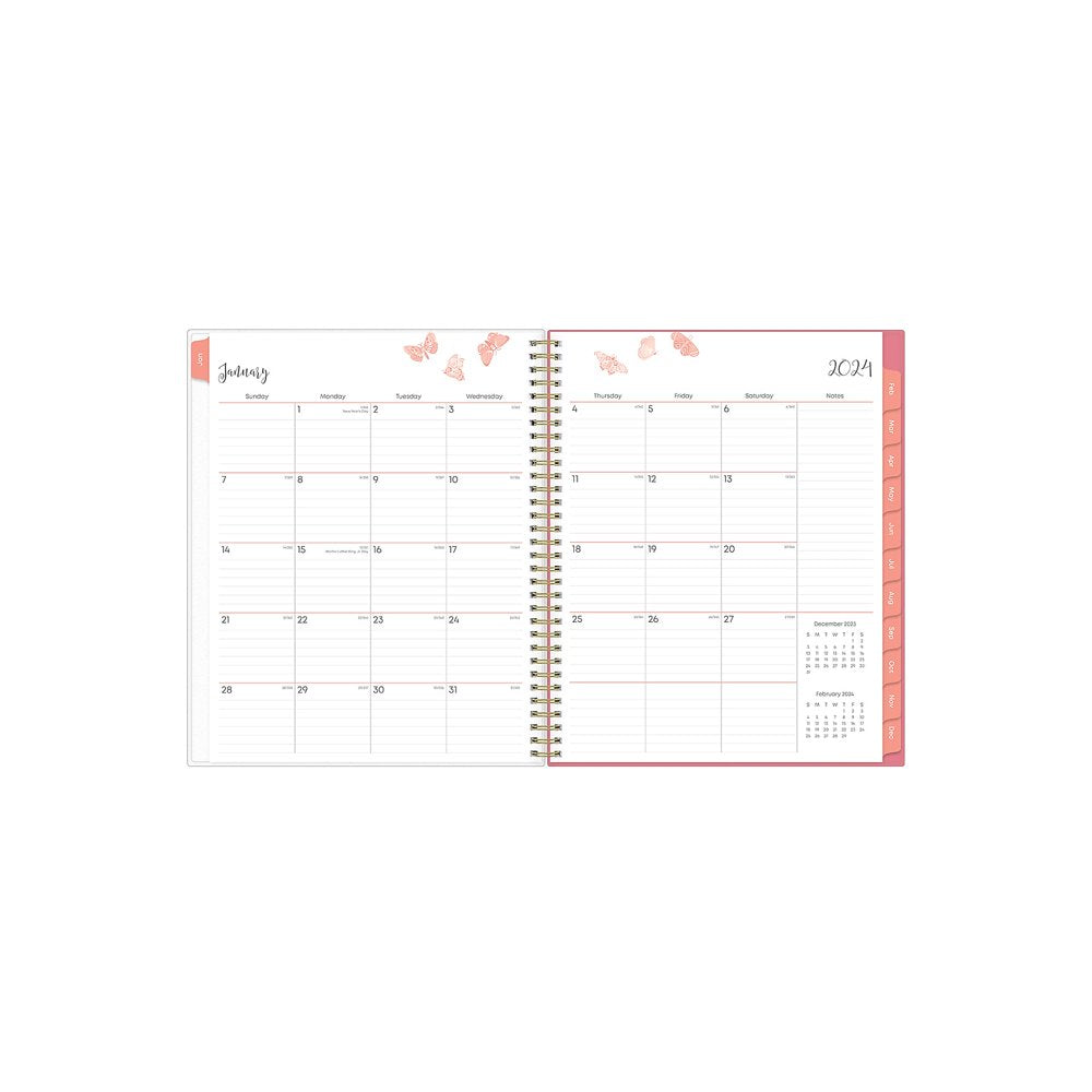 2024 Weekly Monthly Planner, 8.5x11, by Blue Sky, Fly By