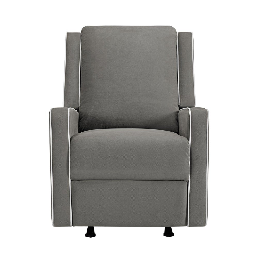 Baby Relax Robyn 2-in-1 Rocker Recliner Chair, Gray Linen