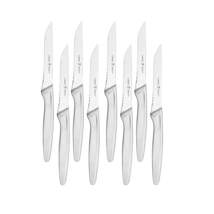 Henckels 8-Pc Stainless Steel Serrated Steak Knife Set