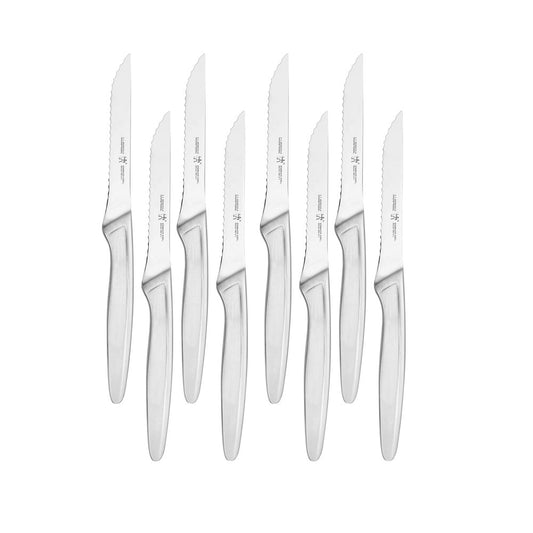 Henckels 8-Pc Stainless Steel Serrated Steak Knife Set