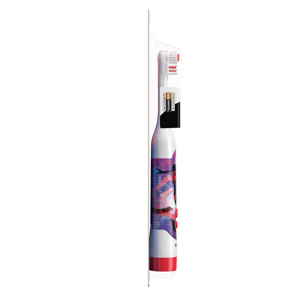 Spider-Man Spinbrush Kids Electric Toothbrush, Battery-Powered, Soft Bristles, Special Movie Edition