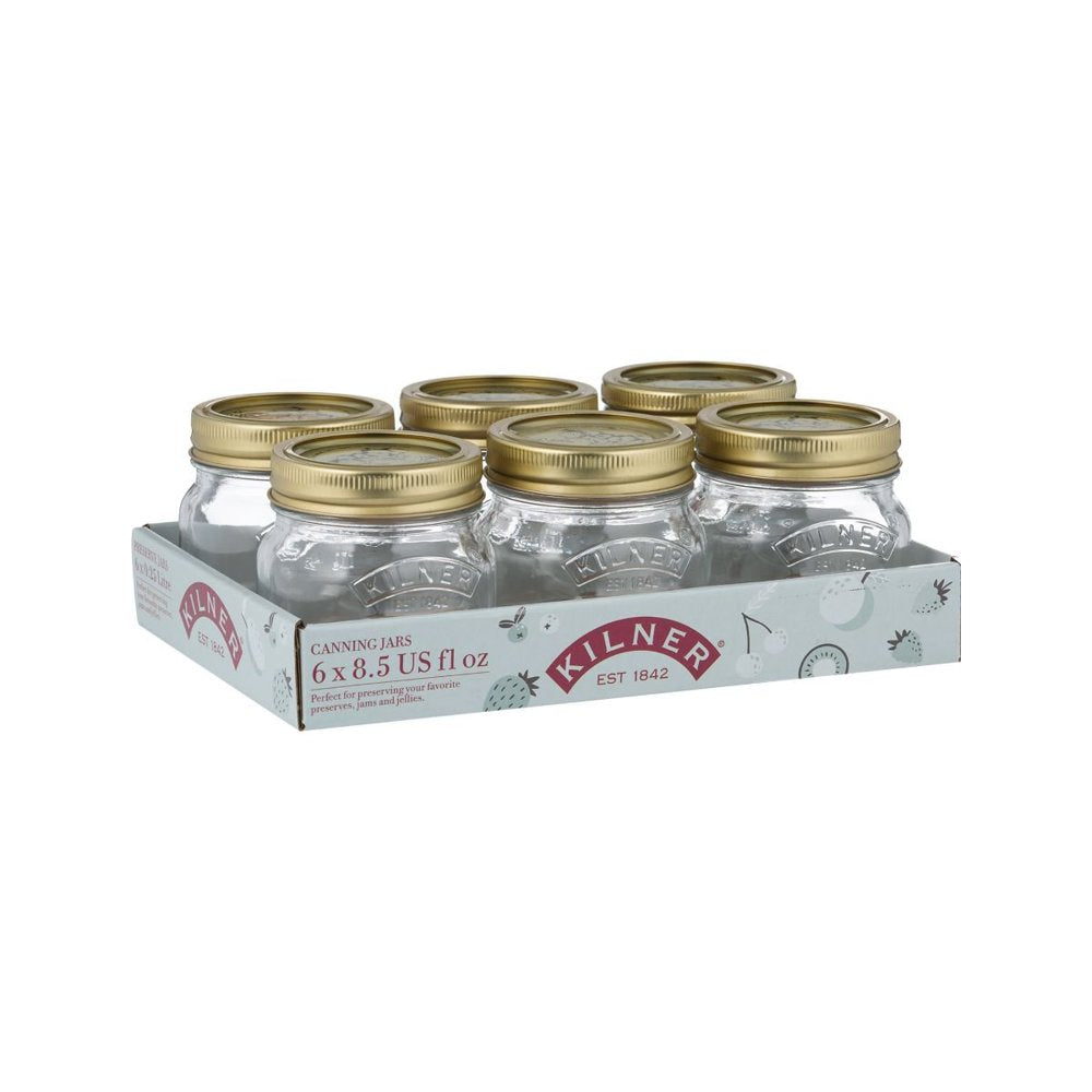 Kilner 8.5oz Canning Jars | Set of Six