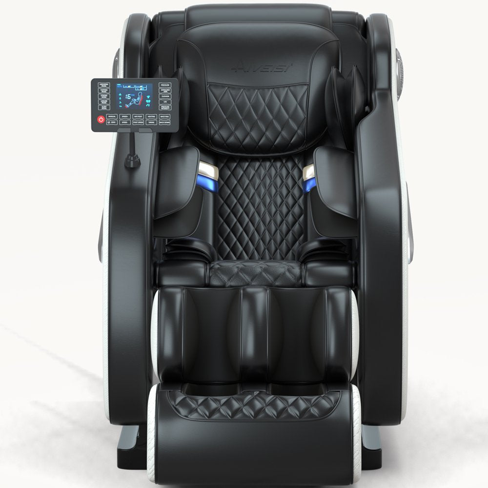 Relax Rejuvenate Zero Gravity Massage Chair Full Body Recliner Air Pressure, Bluetooth, Heat, and Foot massage Black