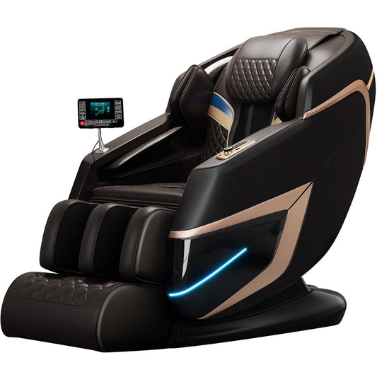 Upgo 2023 4D Massage Chair with Voice Control, 57" SL Track, Bluetooth, Quick Access Button