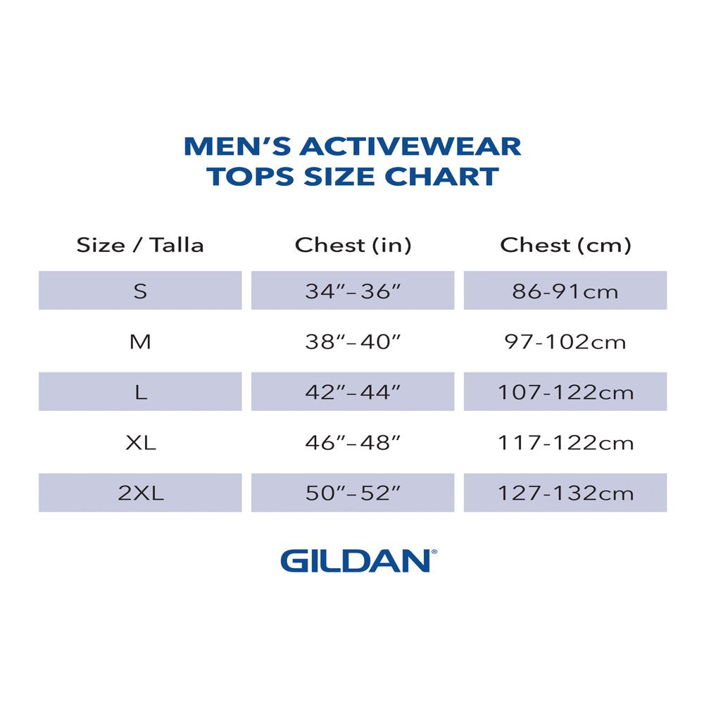 Gildan Men's Ultra Cotton Long Sleeve T-Shirt, 2-Pack, up to size 5xl