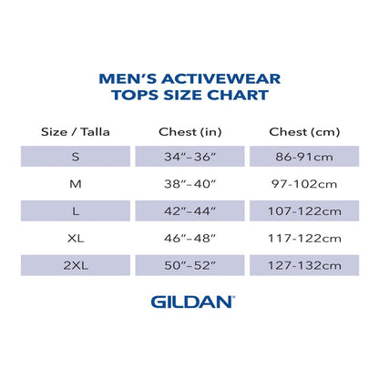 Gildan Men's Ultra Cotton Long Sleeve T-Shirt, 2-Pack, up to size 5xl