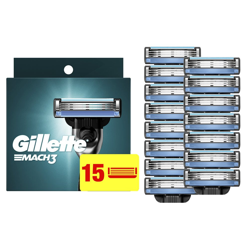 Gillette Mach3 Men's Razor Blades, 12 Blade Refills