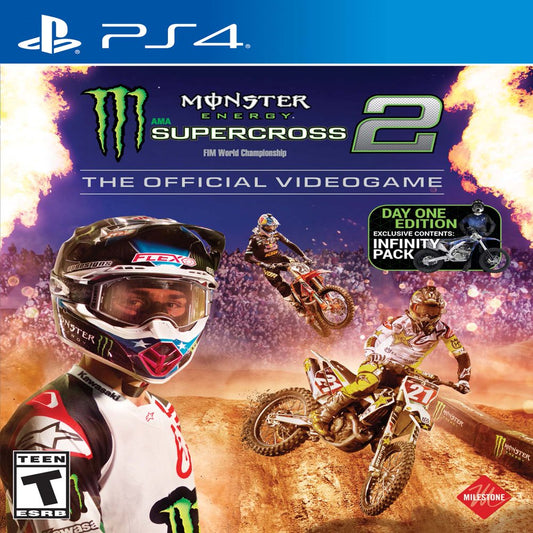 Monster Energy Supercross 2 - The Official Videogame 2 Day One Edition, Square Enix, PlayStation 4, 92231