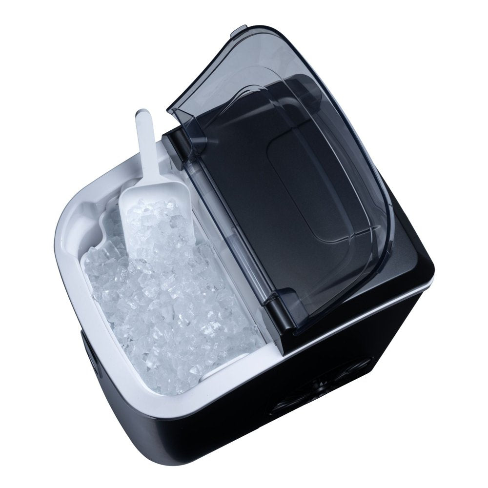 Newair 26 Lbs. Countertop Nugget Ice Maker | Compact Ice Machine | Matte Black