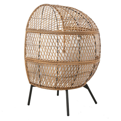 Better Homes & Gardens Ventura Boho Stationary Wicker Egg Chair