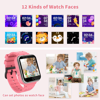Smart Watch for Kids-Kids Smart Watch with 24 Games Pedometer Toddler Watch with Dual Camera,Electronics Educational Toys for Ages 4-12