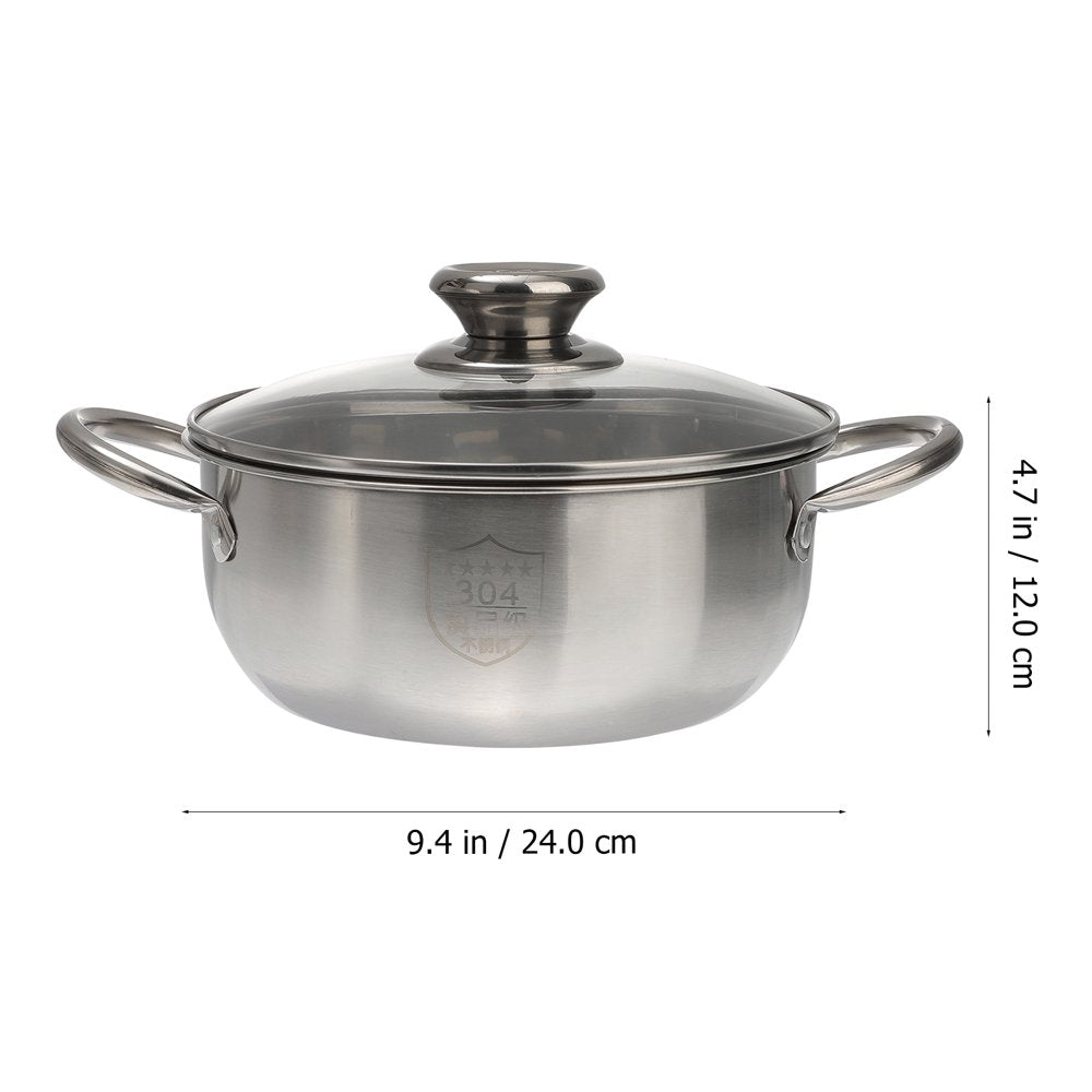 1Pc Milk Pan Stainless Steel Steamer Stainless Steel Soup Pot Stockpot