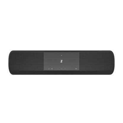 Sennheiser AMBEO Soundbar Plus for TV and Music with Immersive 3D Surround Sound, Virtual 7.1.4 Speaker Setup, Built-in Dual Subwoofers, Advanced Streaming Connectivity, Night Mode, Black