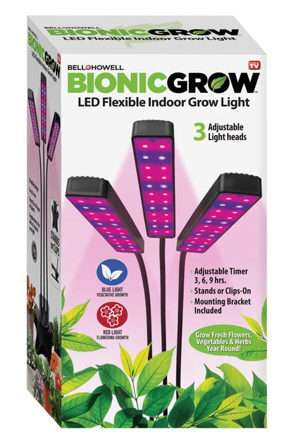 Bell + Howell Bionic Grow LED Flexible Indoor Grow Light for Indoor Plants