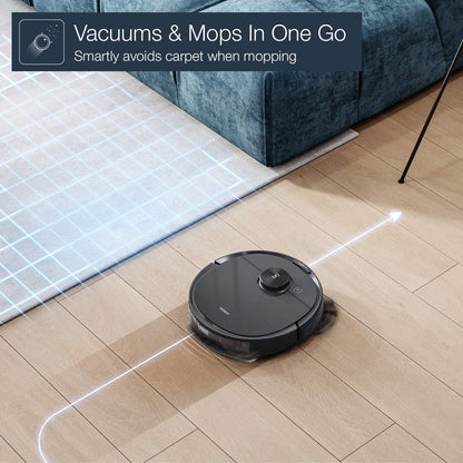 ECOVACS DEEBOT N8+ All-In-One Robot Vacuum Cleaner and Mop, Auto-Empty Station