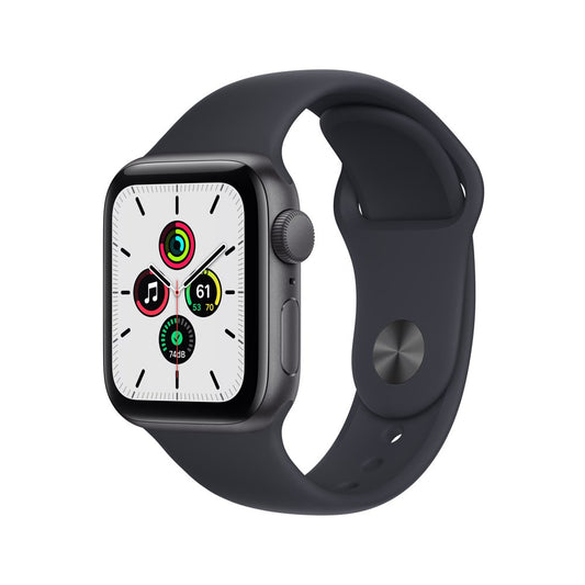 Apple Watch SE (1St Gen) GPS, 40Mm Space Gray Aluminum Case with Midnight Sport Band - Regular