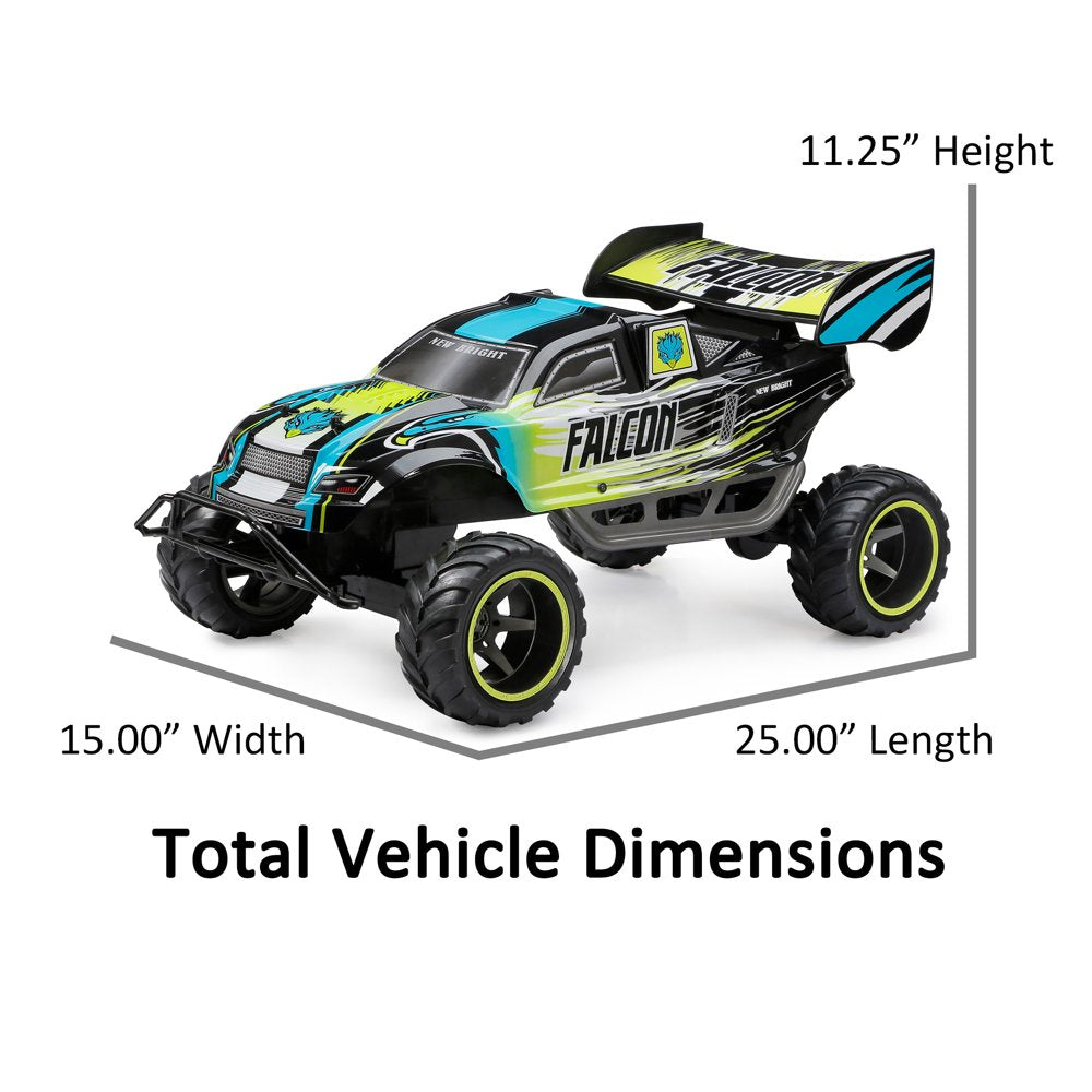 New Bright (1:6) Falcon Battery Radio Control Buggy, Green 6616WU-TL