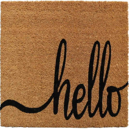 Coir Hello Doormat 18"X30"