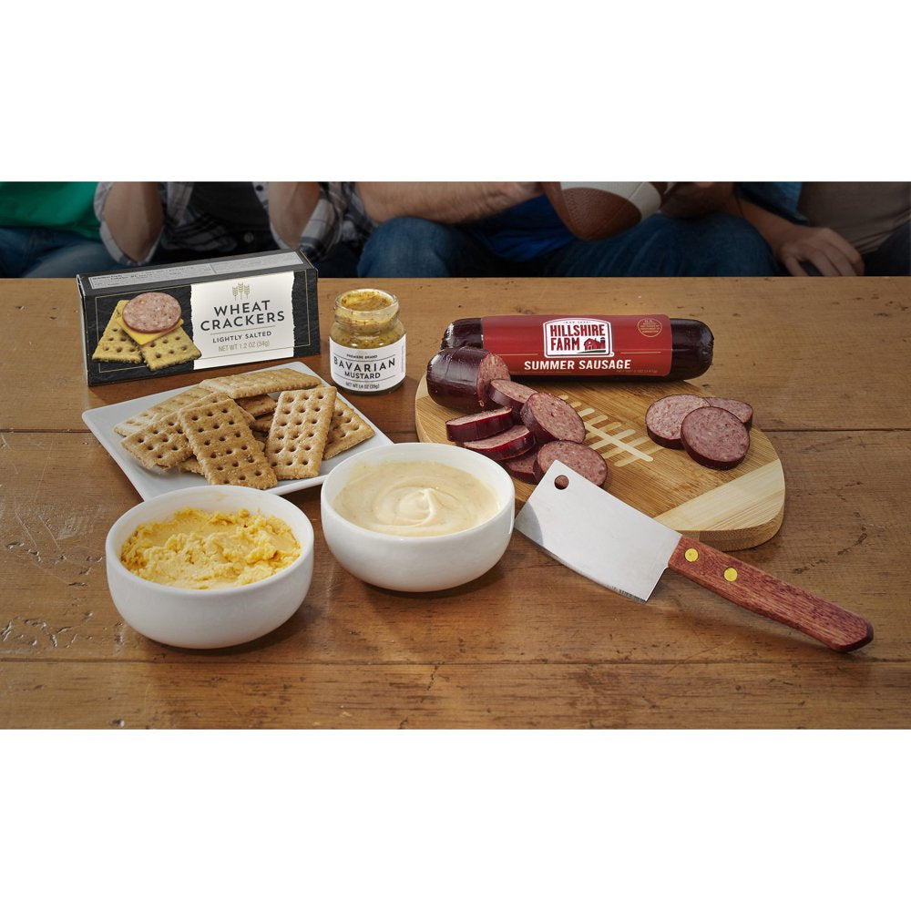 Hillshire Farm Gametime Party Holiday Gift Box, Assorted Meat & Cheese, 19.6oz