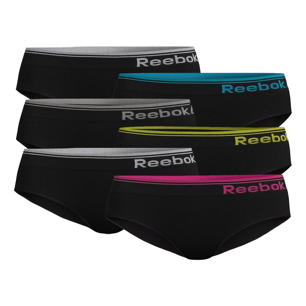 Reebok Women's Seamless Hipster, 6-Pack