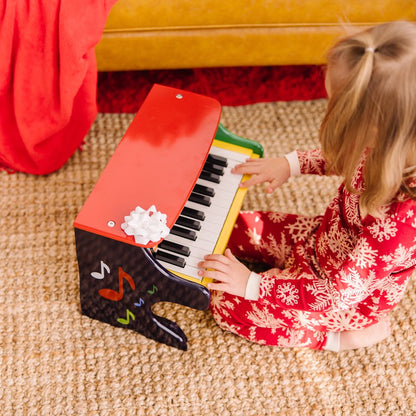 Melissa & Doug Learn-to-Play Piano with 25 Keys and Color-Coded Songbook, Toy Piano for Toddlers Ages 3+