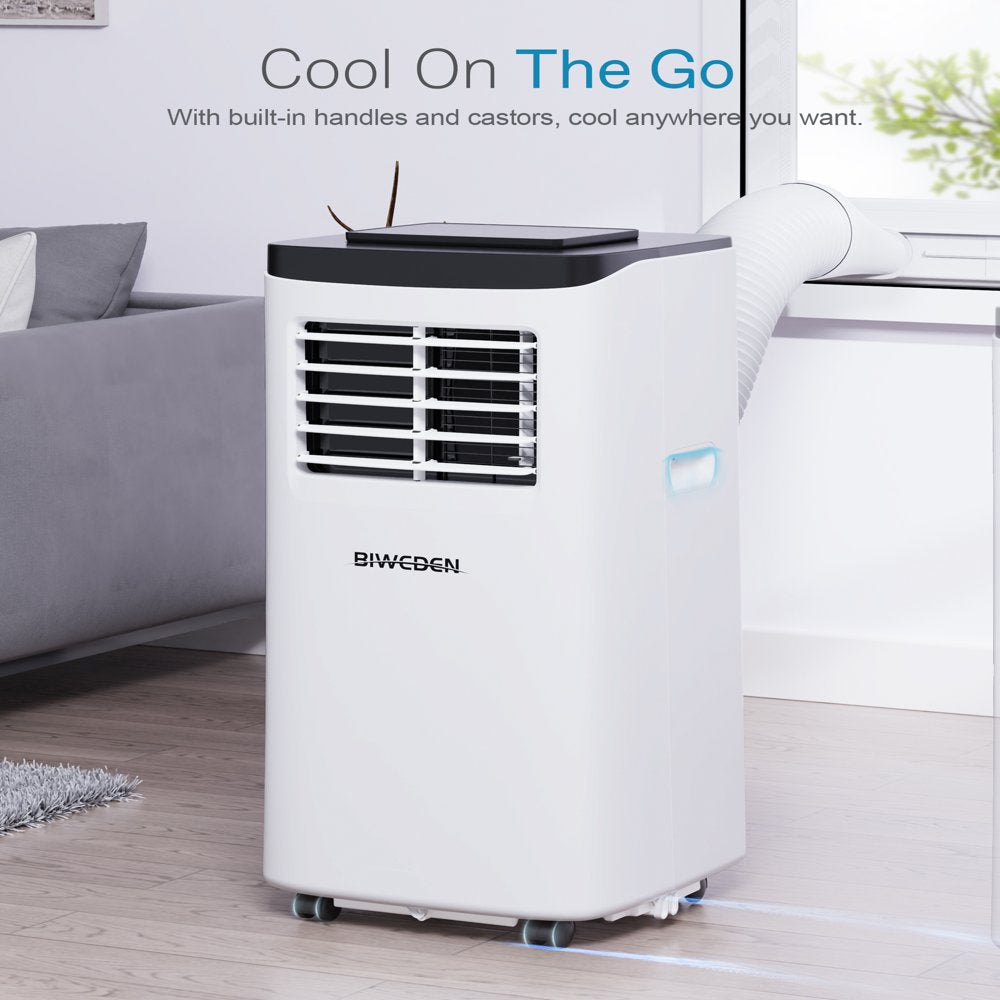 7000BTU Portable Air Conditioner - Portable AC Unit with Built-In Dehumidifier Fan Mode for Room up to 250 Sq.Ft. - Room Air Conditioner with 24Hour Timer & Remote Control Window Mount Kit