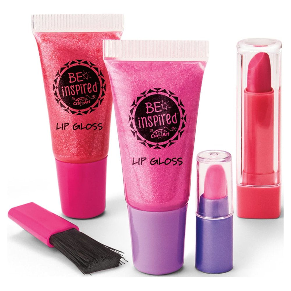 Cra-Z-Art Be Inspired Glitter Makeover Studio with Case, Multicolor Makeup Set, Ages 8 and up