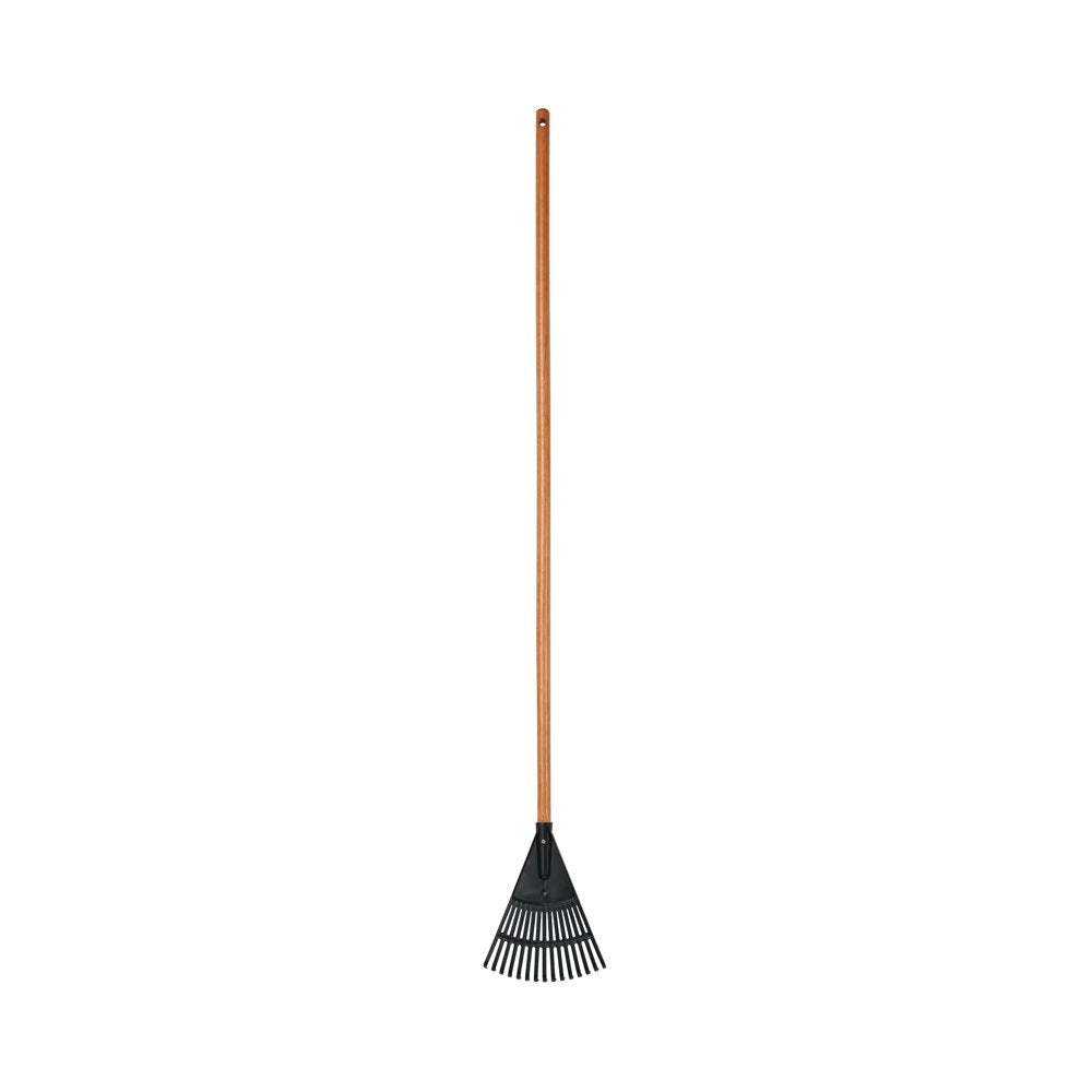 Expert Gardener 8-inch Wood & Poly Shrub Leaf Rake