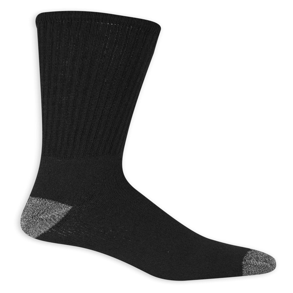 Men's Big and Tall Crew Socks 12 Pack