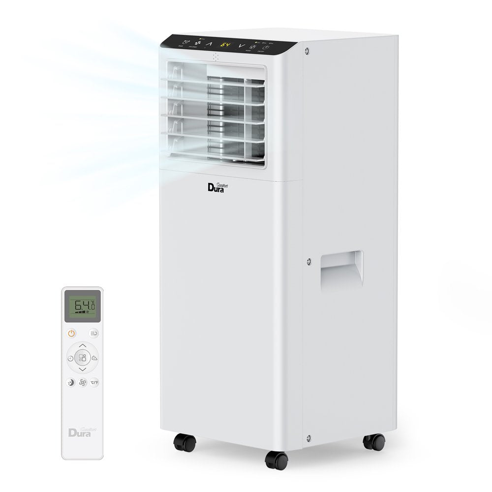 Duracomfort 8,000 BTU ASHRAE Portable Air Conditioner, 3-In-1 AC Unit, Cool, Dehumidifier & Fan, for Room up to 200 Sq.Ft 4900 BTU SACC